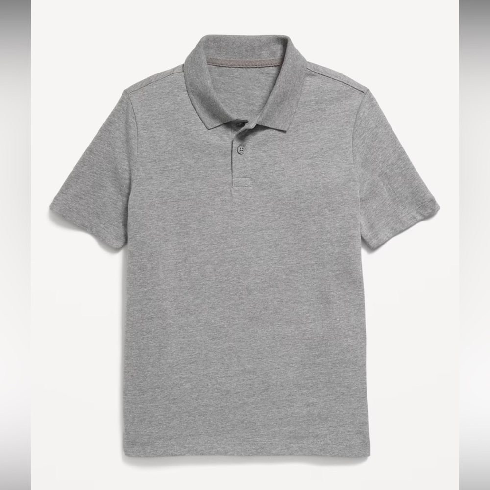 Bundle of 4-Boys uniform Gray Polo Shirts
